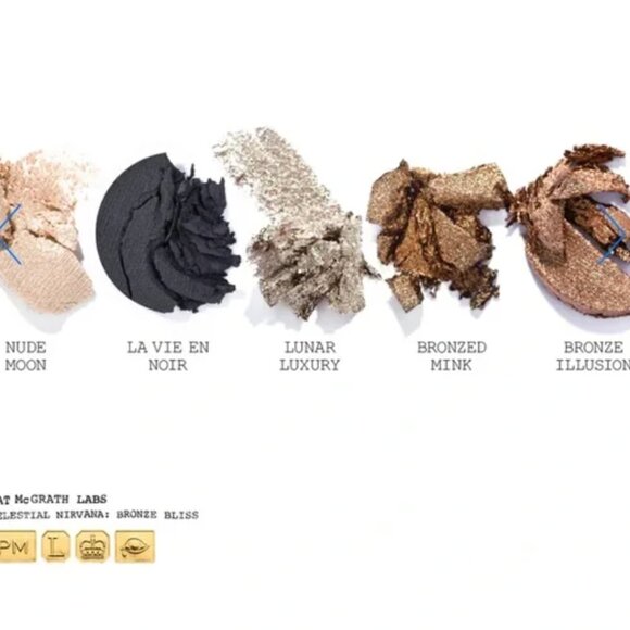 New in Box Pat McGrath Celestial Nirvana Eye Shadow Palette Bronze Bliss Rare! - Picture 5 of 12